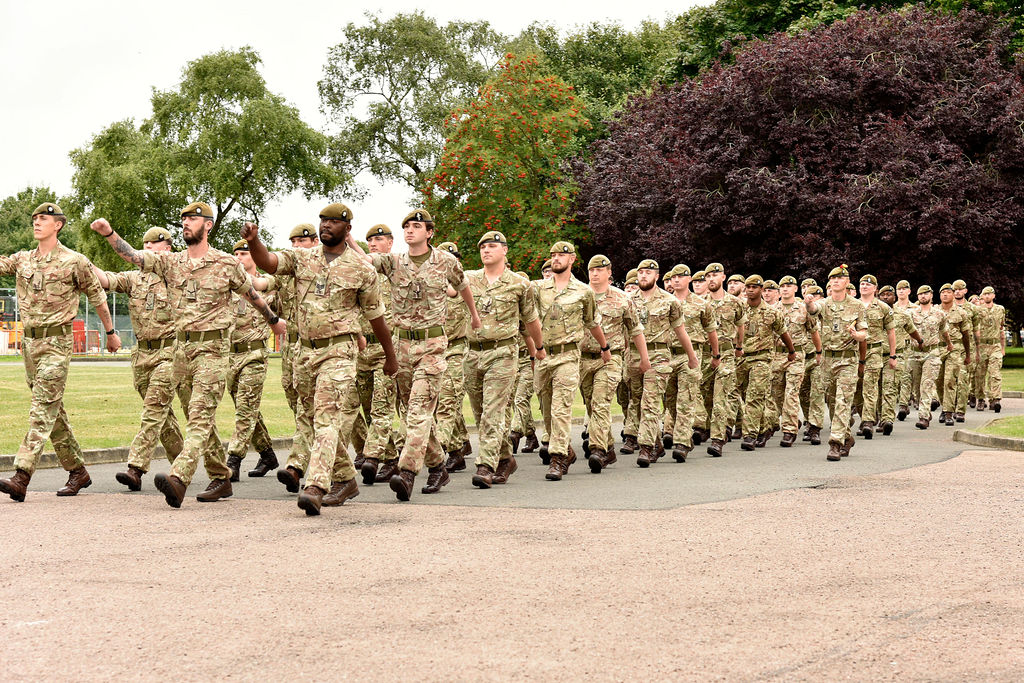 A Minden Day parade, (1st of August 1759) was held in Kendrew Barracks with the 1st Battalion Royal Anglian Regiment. The Lord-Lieutenant of Rutland attended and presented the Minden Roses. 

#MindenDay #RoyalAnglian #StrengthfromWithin #Soldier #History <a href="/RutlandLL/">RutlandLordLieutenant</a>