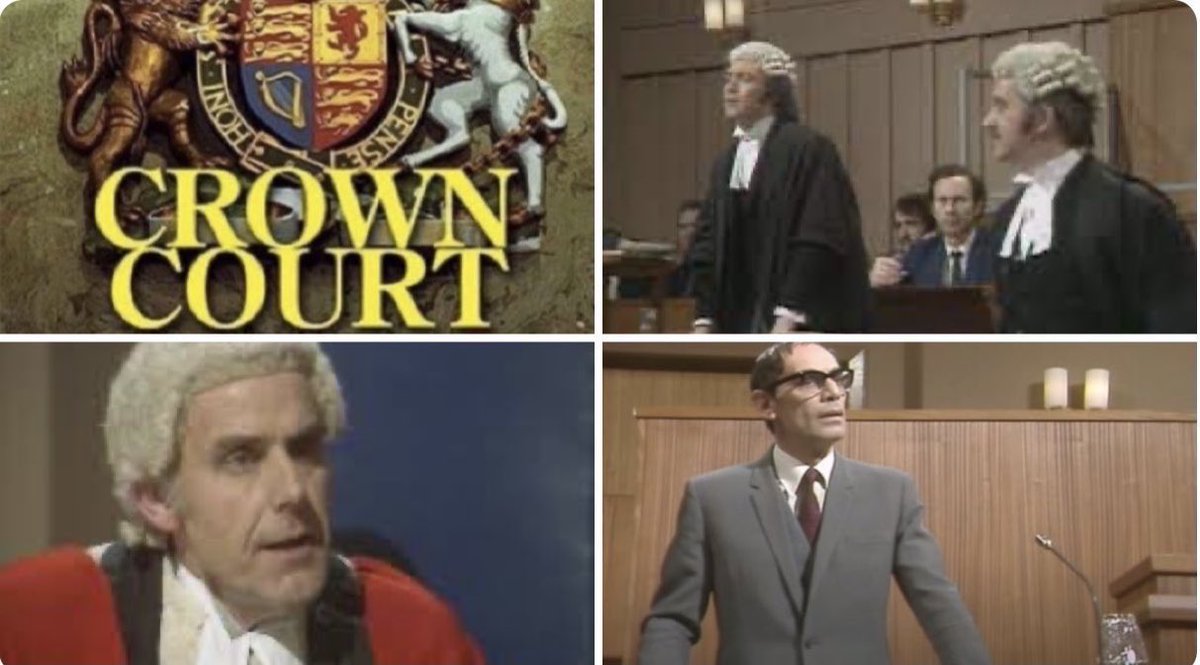 SaveRedlandLibr's tweet photo. 3pm to 4:30pm TODAY on @TalkingPicsTV

From 1973, all 3 parts of s2 Case 23 of #CourtroomDrama📺 #CrownCourt “Freak-Out: R. v Marlow” directed by #AlanGibson &amp; written by #BruceStewart

🌟#EdwardJewesbury #BernardGallagher #DavidAshford #SusanTracy #SidneyLivingstone #JohnBennett https://t.co/zaLPy0nxeN