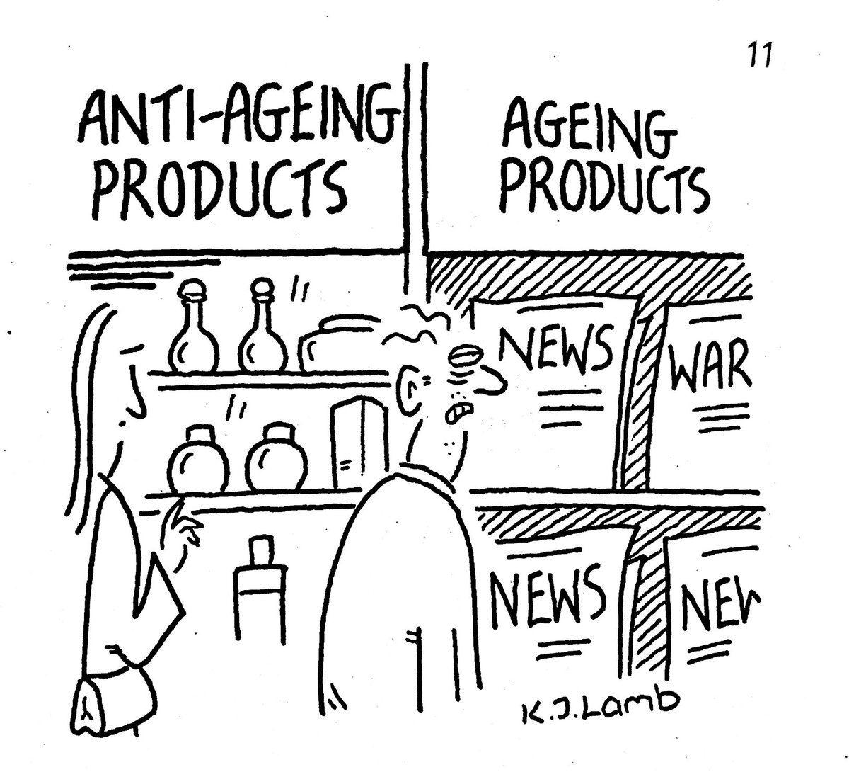 KJLambcartoons's tweet photo. My cartoon in the previous issue of Private Eye ⁦@PrivateEyeNews⁩ https://t.co/vxJ5epWwKm