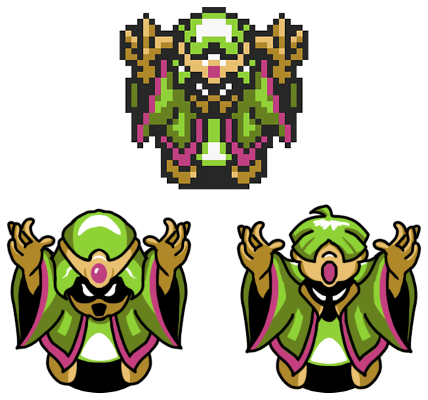 Pixels or no pixels, Agahnim will always be green-haired Pokey to me