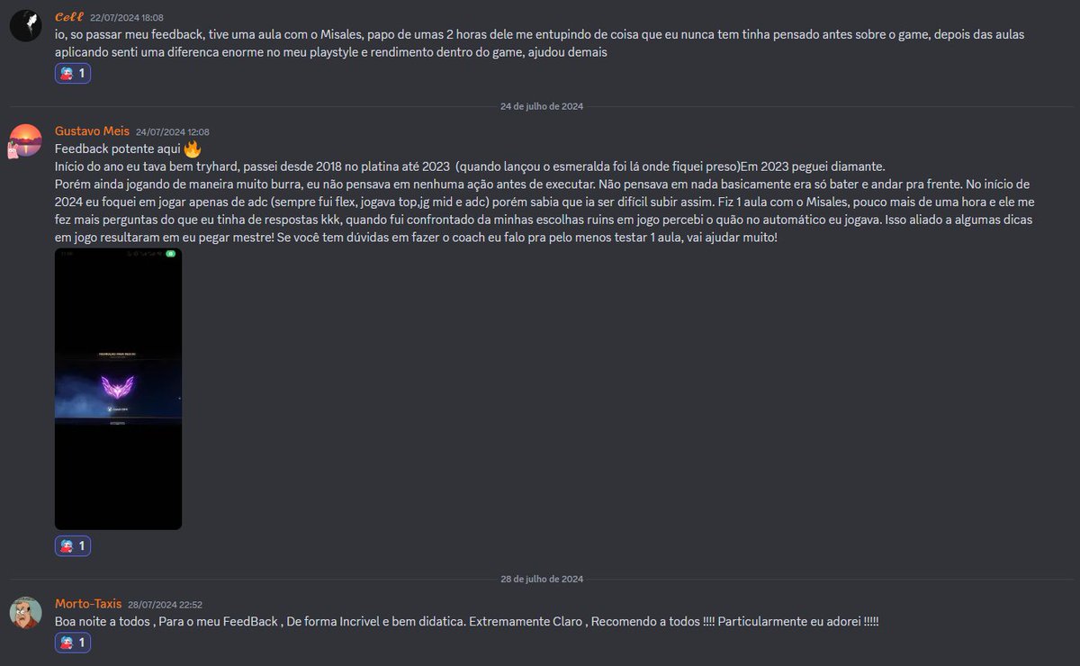 Aos poucos vamos moldando essa comunidade, muito obrigado pela confiança! 🙏🏻