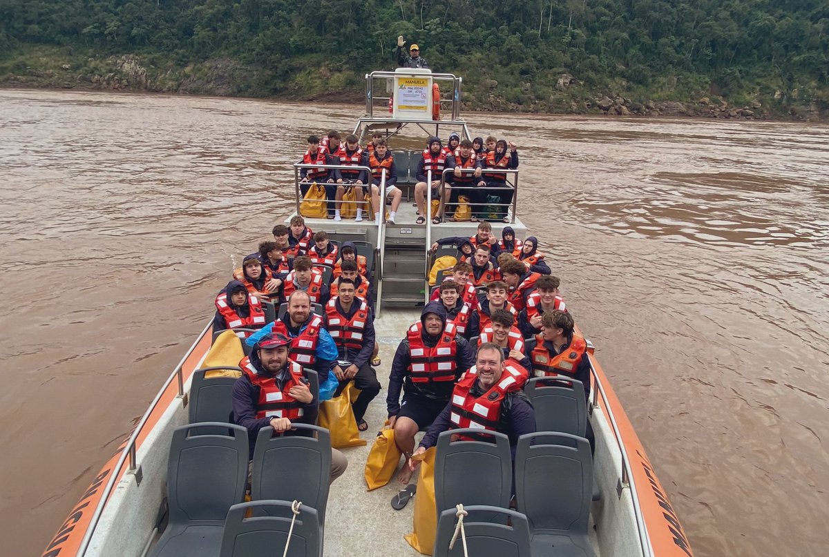 HallifordSport's tweet photo. Throw back Thursday to the Halliford’s recent rugby tour to Argentina. What a final few days in Iguazú #Memories #Lifeexperiences #Vamoos https://t.co/aZ71GYajTz