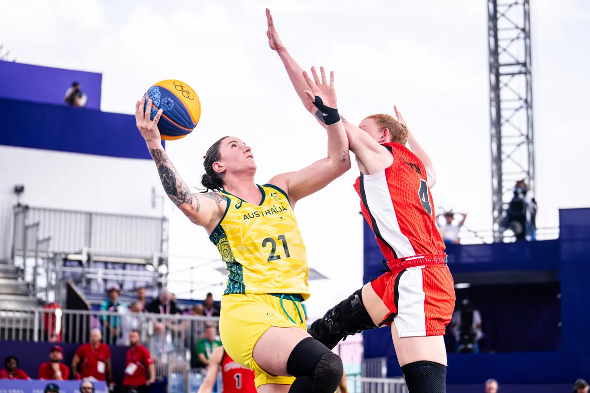 NDSUwbb's tweet image. While you were sleeping, Marena Whittle helped the Australian 3x3 team to wins over China and the United States! 

vs. 🇨🇳
7 PTS / 4 REB / 5/5 1PT

vs. 🇺🇸
5 PTS / 2 REB

#ProBison | #Paris2024