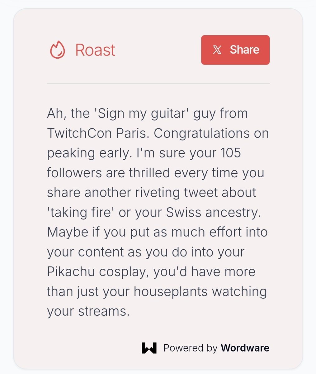 Ain't no way AI just dunked on me with the "Congrats on peaking early" bro, straight up annihilated my entire career xdd