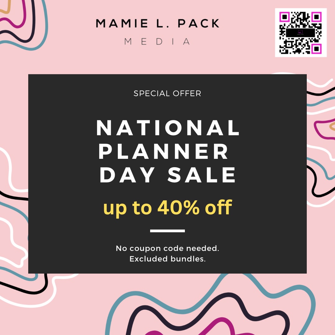 It’s National Planner Day! 

Our planners and planner inserts are on sale up to 40% off—no coupon code needed. 

Stock up today: mamiepack.com/product-catego…

#backtoschool #planner