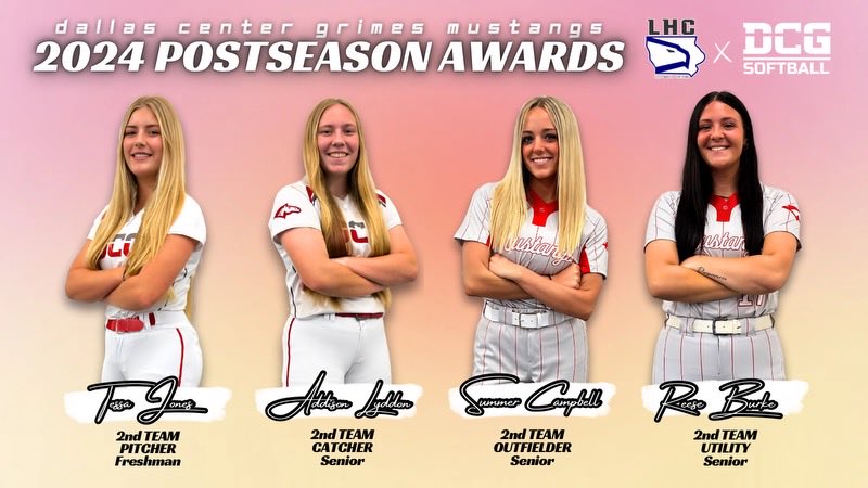 Congratulations to these four DCG Mustangs for being selected to the 2nd Team LHC All-Conference team!