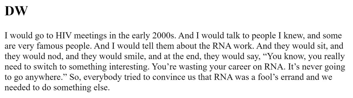 paijournal's tweet image. Hear from Nobel laureate Dr. Drew Weissman about how his commitment to RNA technologies helped provide the world with the #COVID19 vaccine. Watch the full video here: bit.ly/3wbPQ8w
