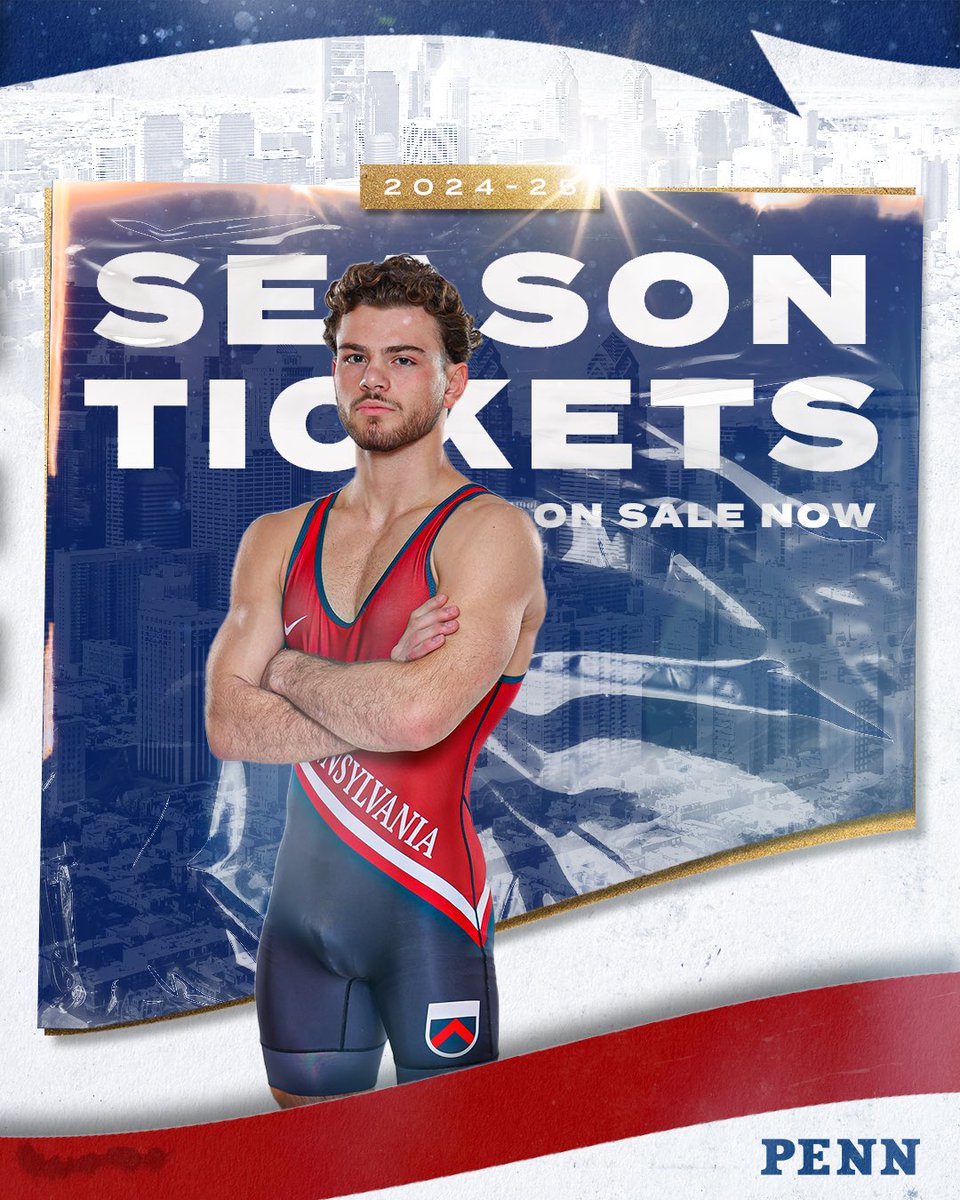 We’re ready to 𝙋𝙖𝙘𝙠 𝙏𝙝𝙚 𝙋𝙖𝙡𝙚𝙨𝙩𝙧𝙖‼️

2024-25 season tickets are on sale now! 

🎟️ tinyurl.com/36s7wmew

#TheMovement x #FightOnPenn🔴🔵