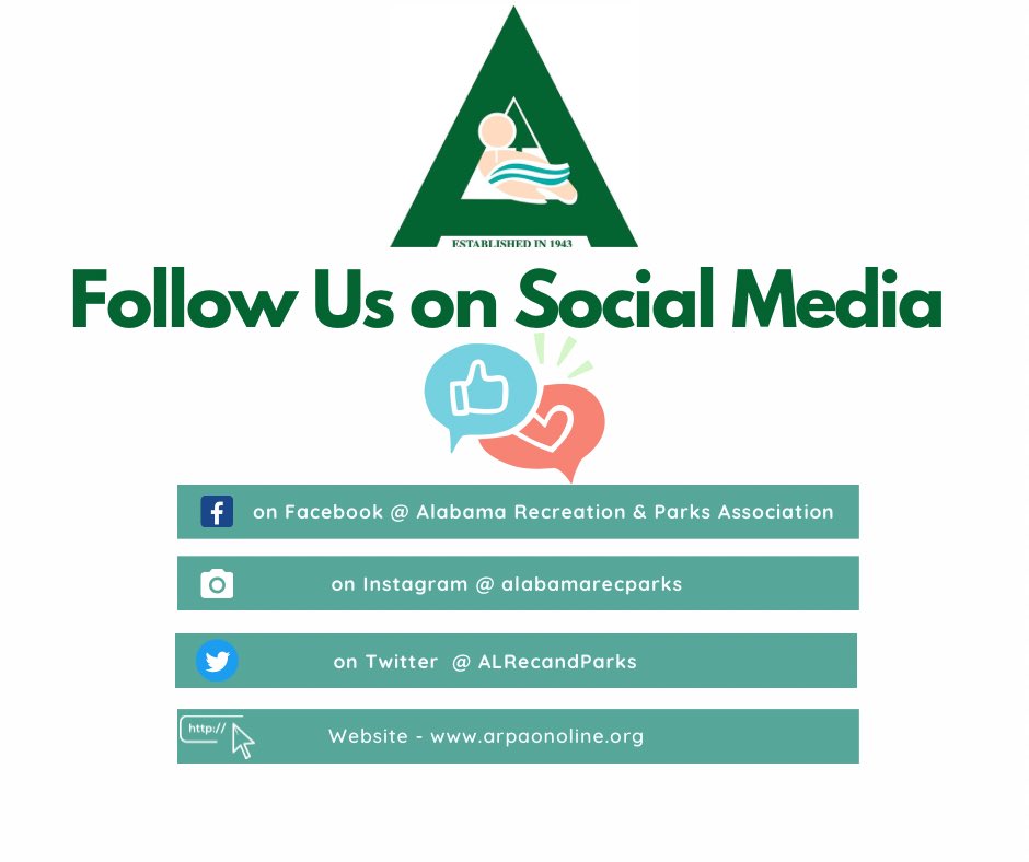 Alabama Recreation and Parks Association tweet media