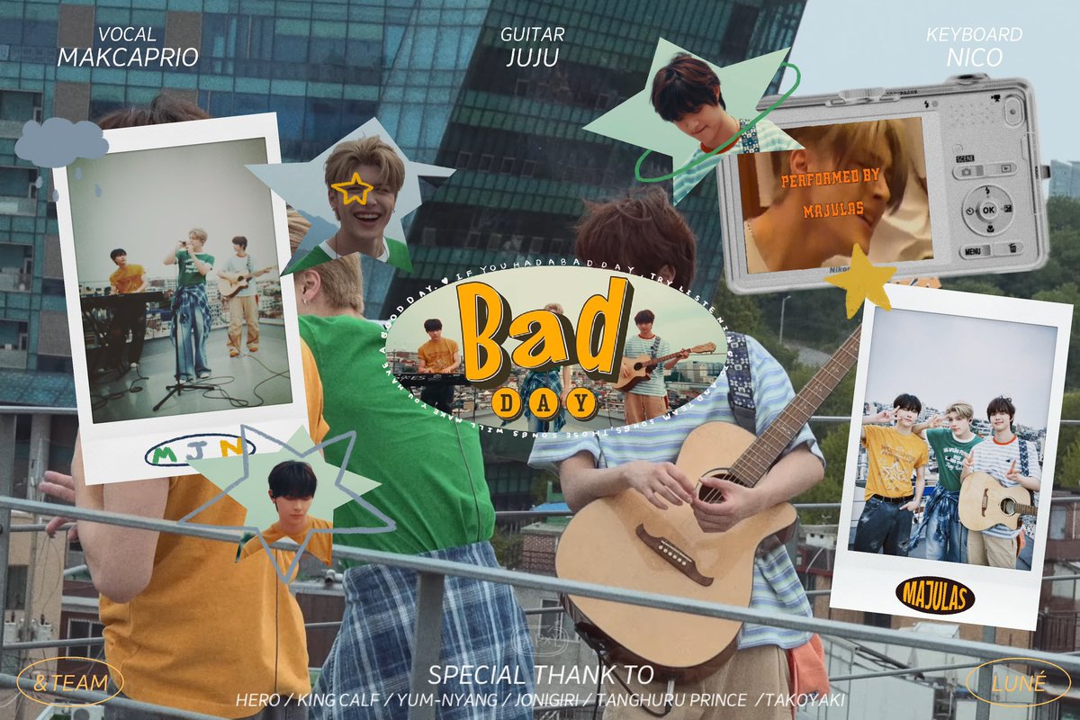 artchive_p's tweet photo. You had a bad day? 🐶🍊🍓
Bad Day (Daniel Powter) Cover by MAKI with 02z - andTEAM
https://t.co/ki0LwizURh
📂;— #artworkimp (#artworkลูเน่—☆
#andTEAM #EJ #NICHOLAS #MAKI
#andTEAM_EJ #andTEAM_NICHOLAS #andTEAM_MAKI https://t.co/IUSWnlK7Ds