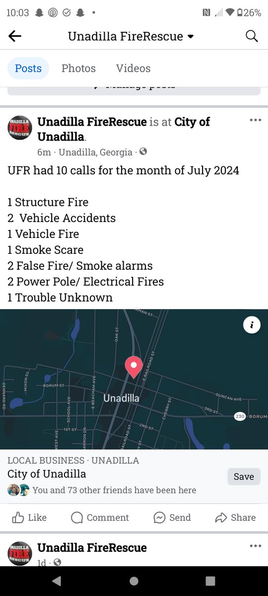 UFR  July Run Report 

#UnadillaGeorgia