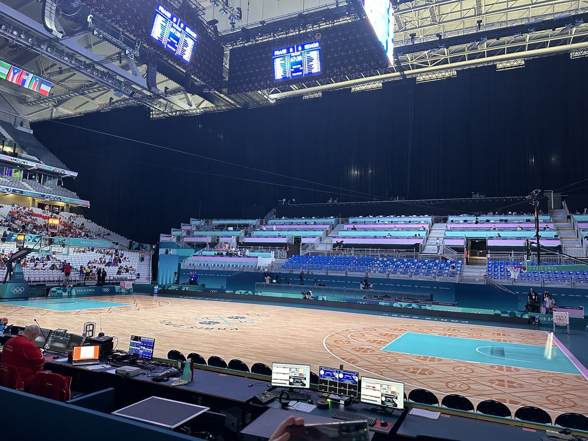 Closet seat yet! Getting ready for France vs Nigeria.