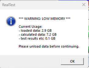 stochastic_dev's tweet image. My combined RealTest script which is used to generate orders is starting to consume a lot of memory. I only have 16 GB on this machine, need to buy more. How much memory do you have?