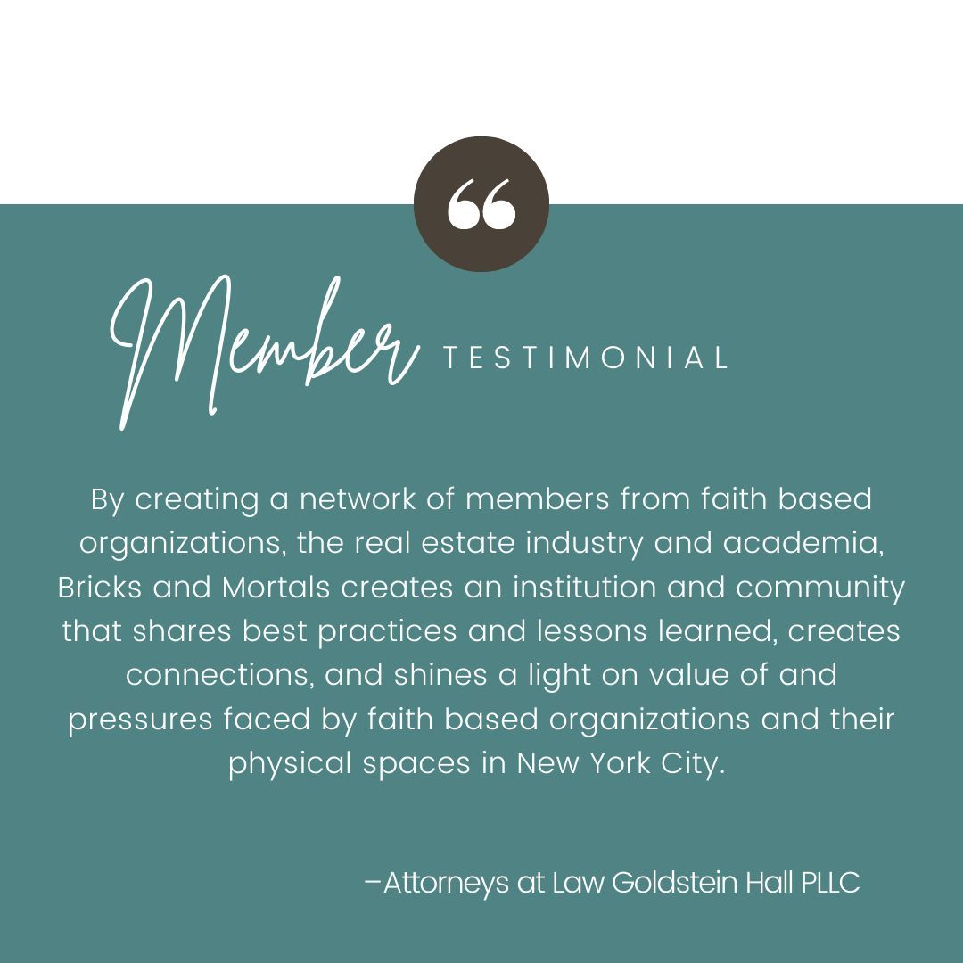 ʜᴇᴀʀ ꜰʀᴏᴍ ᴏᴜʀ ᴍᴇᴍʙᴇʀꜱ:

"I have nothing but appreciation for Bricks and Mortals, I just wish we had it 10 years ago!"
–Attorneys at Law Goldstein Hall PLLC 

Become a member today: buff.ly/3ipUlWc