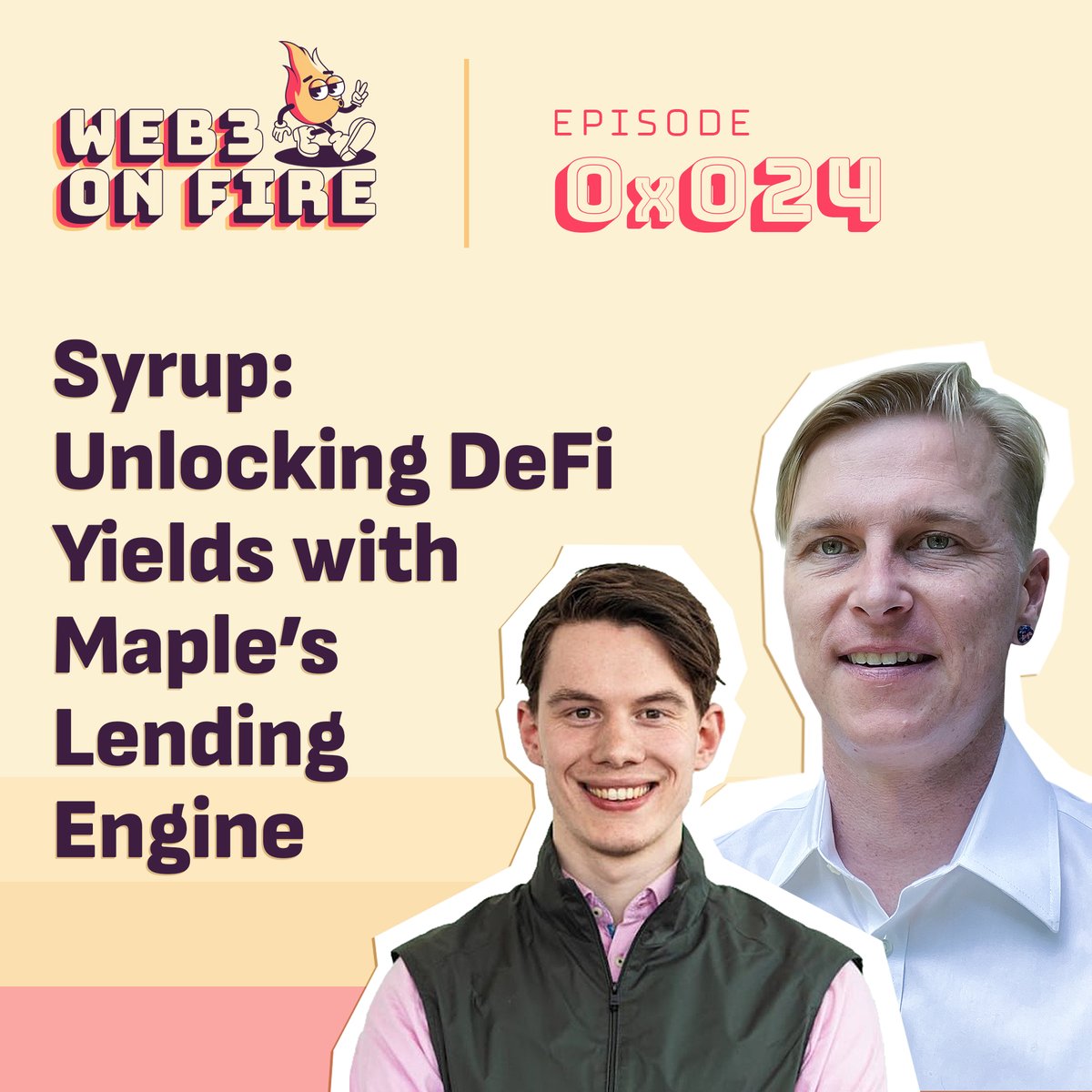 Web3 On Fire (@onfireweb3) on Twitter photo What is the cross section of traditional finance and DeFi?
Martin de Rijke (<a href="/Fundonomics/">Fundonomics</a>) from <a href="/maplefinance/">Maple</a> is joining our host <a href="/RobertCEdwards/">Robert C Edwards 0xhashbrown .eth/.lens/ .⌐◨-◨</a> to explore <a href="/syrupfi/">Syrup</a> - a platform offering permissionless access to high-quality institutional yields, leveraging Maple's established What is the cross section of traditional finance and DeFi?
Martin de Rijke (<a href="/Fundonomics/">Fundonomics</a>) from <a href="/maplefinance/">Maple</a> is joining our host <a href="/RobertCEdwards/">Robert C Edwards 0xhashbrown .eth/.lens/ .⌐◨-◨</a> to explore <a href="/syrupfi/">Syrup</a> - a platform offering permissionless access to high-quality institutional yields, leveraging Maple's established