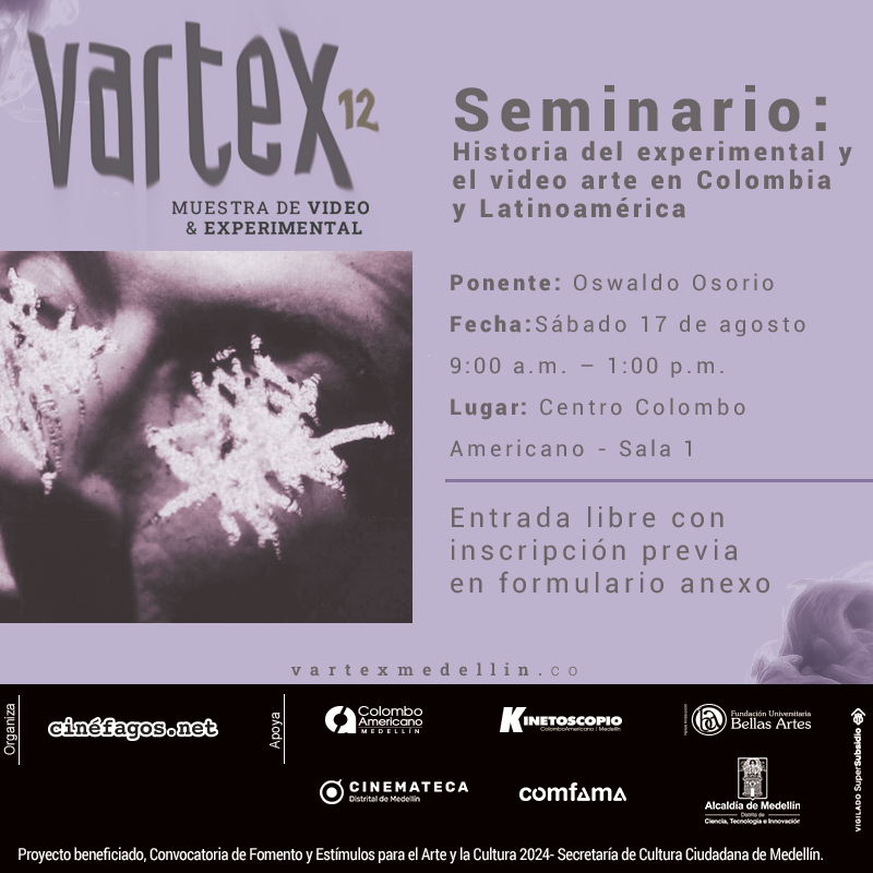 cinefagosnet's tweet photo. ☝🏻📹Asiste al #seminario sobre la #historia del cine experimental y el video arte en #Colombia y Latinoamérica desde sus inicios, hasta algunos de los más destacados representantes de la actualidad. ⬇️🔗
https://t.co/lkz6SeiQtD https://t.co/Q7eOeD5pAT