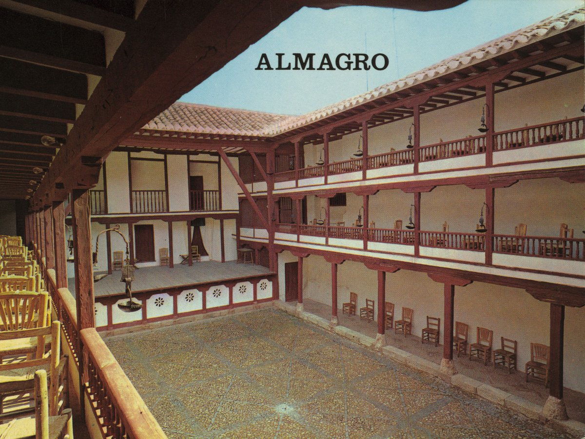 The most crowded Broadway season would look sluggish to the playwrights of the Spanish Golden Age. Over 2 centuries, 10,000 to 30,000 plays were written–an average of 50 to 150 plays a year! They were played at theaters like the Corral de Comedias in Almagro. #TheaterThursday.