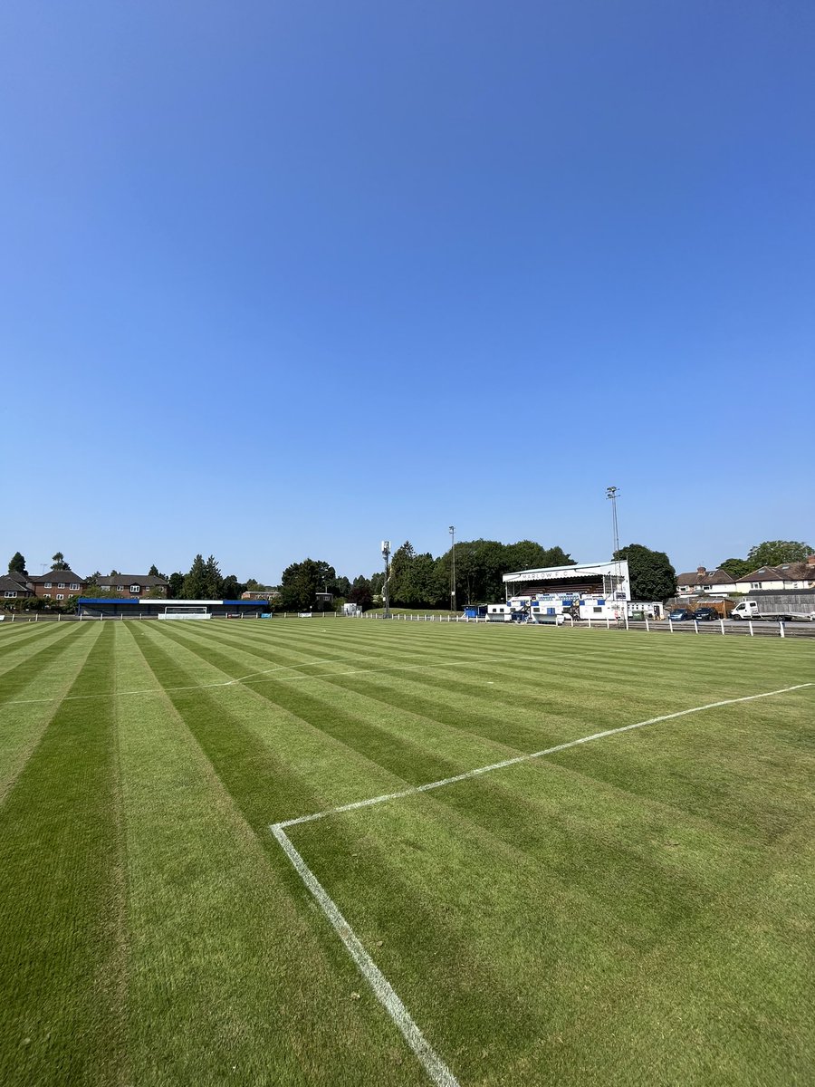 Verticut to thin out <a href="/MarlowFC/">Marlow Football Club</a> this morning