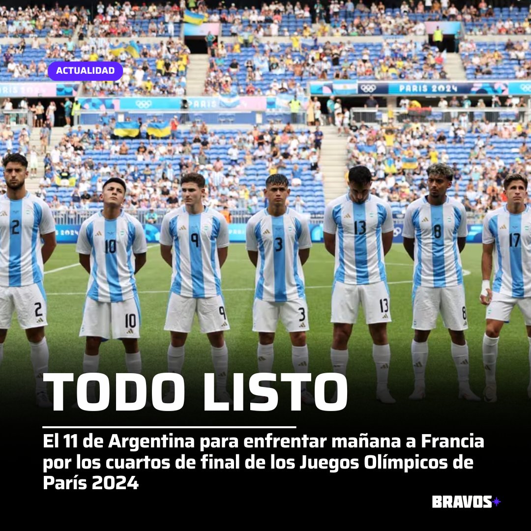 Mañana Argentina enfrentará a Francia por los cuartos de final del torneo de fútbol masculino en los Juegos Olímpicos y definirá si sigue en carrera por la conquista de una medalla en París 2024. En medio del clima hostil que se espera del público local por la reciente rivalidad