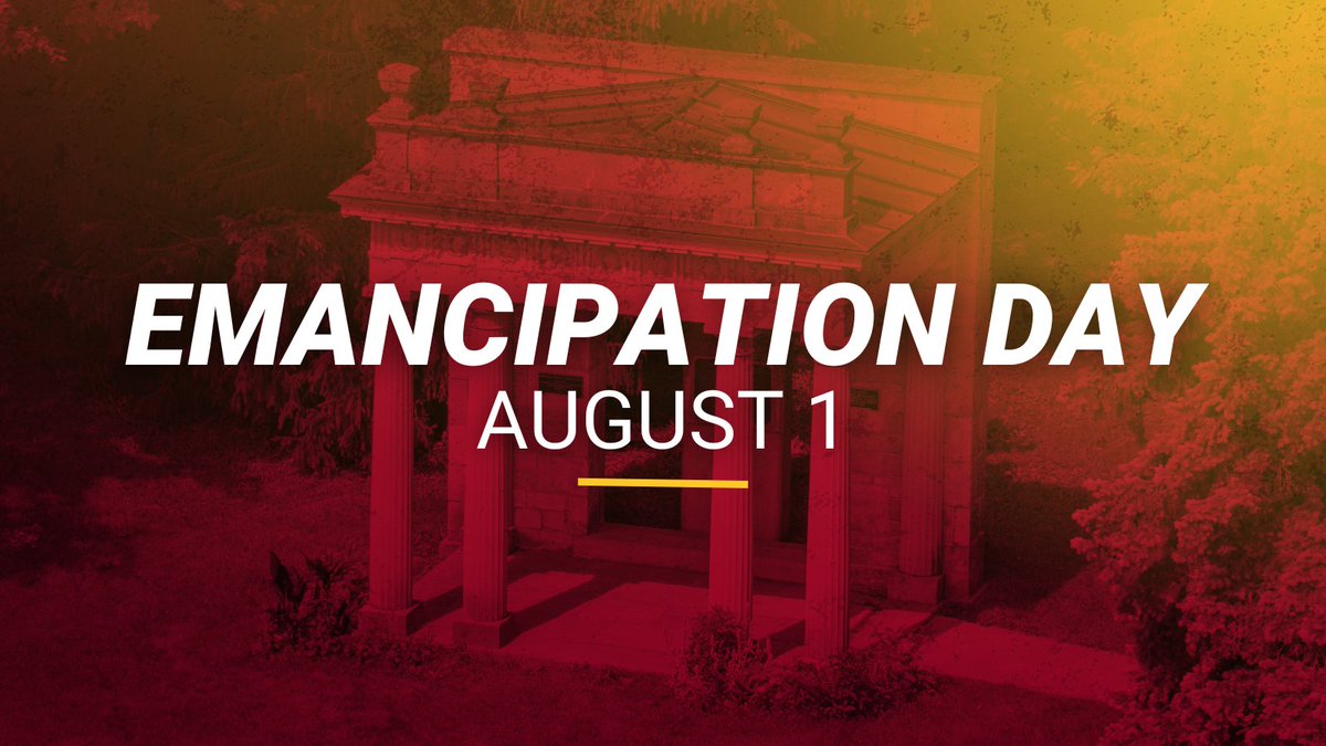 Today on #EmancipationDay, we mark the 190th anniversary since the end of slavery in Canada and the British Empire. Today we honour the lives lost to the transatlantic slave trade and celebrate the strength and resilience of Black communities.

Learn more: uoguel.ph/sg76c