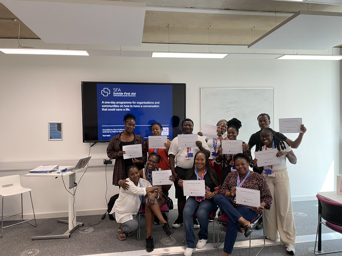 Iain (@iain19791) on Twitter photo Congratulations ๐ to our Oct 23 cohort who completed their Suicide First Aid training today <a href="/UniNhantsNurse/">University of Northampton Nursing</a> <a href="/UniNhantsFHES/">Uni of Northampton Health, Education & Society</a> <a href="/kfraggle75/">Karen Graves</a> <a href="/MHTim1975/">TIm A</a> <a href="/UON_Nuns/">UON Nursing Society๐ฉ๐ผโโ๏ธ๐จ๐พโโ๏ธ</a> Congratulations ๐ to our Oct 23 cohort who completed their Suicide First Aid training today <a href="/UniNhantsNurse/">University of Northampton Nursing</a> <a href="/UniNhantsFHES/">Uni of Northampton Health, Education & Society</a> <a href="/kfraggle75/">Karen Graves</a> <a href="/MHTim1975/">TIm A</a> <a href="/UON_Nuns/">UON Nursing Society๐ฉ๐ผโโ๏ธ๐จ๐พโโ๏ธ</a>