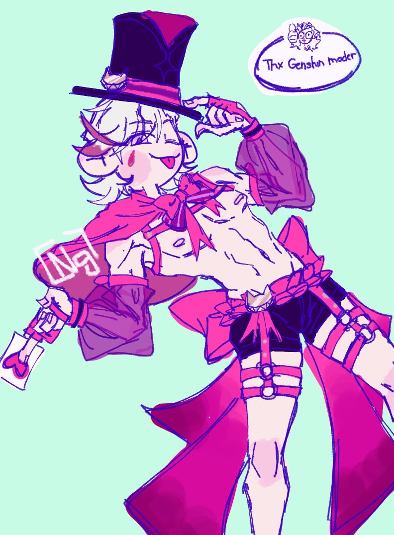 Hey Lyney simps i have something for you👀. 
I stumbled upon a Lyney "Beach" outfit mod yeah... more like Bitch outfit #GenshinImpact #Genshinfanart #Fontaine #Lyney #Lyneyfanart