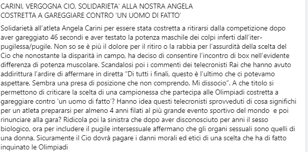 fabiorampelli's tweet photo. #Olimpiadi #Carini #Box #ImaneKhelif
#Rai #commentatori https://t.co/mHixtNAcf4