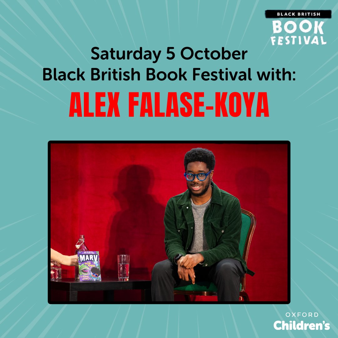 Oxford Children's Books (@oxfordchildrens) on Twitter photo 🦸🏿♂️📣 Suit up and step up, because Marv is coming to literary festivals near you! Alex and Paula will be hosting all sorts of MARV-ellous events, at literary festivals across the UK!
<a href="/HenleyLitFest/">Henley Literary Festival</a> <a href="/StratLitFest/">Stratford Literary Festival</a> <a href="/cheltfestivals/">Cheltenham Festivals</a> <a href="/BBBookFestival/">Black British Book Festival</a> <a href="/AlexFKoya/">Alex Falase-Koya</a> <a href="/Paula_Bowles/">Paula Bowles</a>
#LitFest 🦸🏿♂️📣 Suit up and step up, because Marv is coming to literary festivals near you! Alex and Paula will be hosting all sorts of MARV-ellous events, at literary festivals across the UK!
<a href="/HenleyLitFest/">Henley Literary Festival</a> <a href="/StratLitFest/">Stratford Literary Festival</a> <a href="/cheltfestivals/">Cheltenham Festivals</a> <a href="/BBBookFestival/">Black British Book Festival</a> <a href="/AlexFKoya/">Alex Falase-Koya</a> <a href="/Paula_Bowles/">Paula Bowles</a>
#LitFest