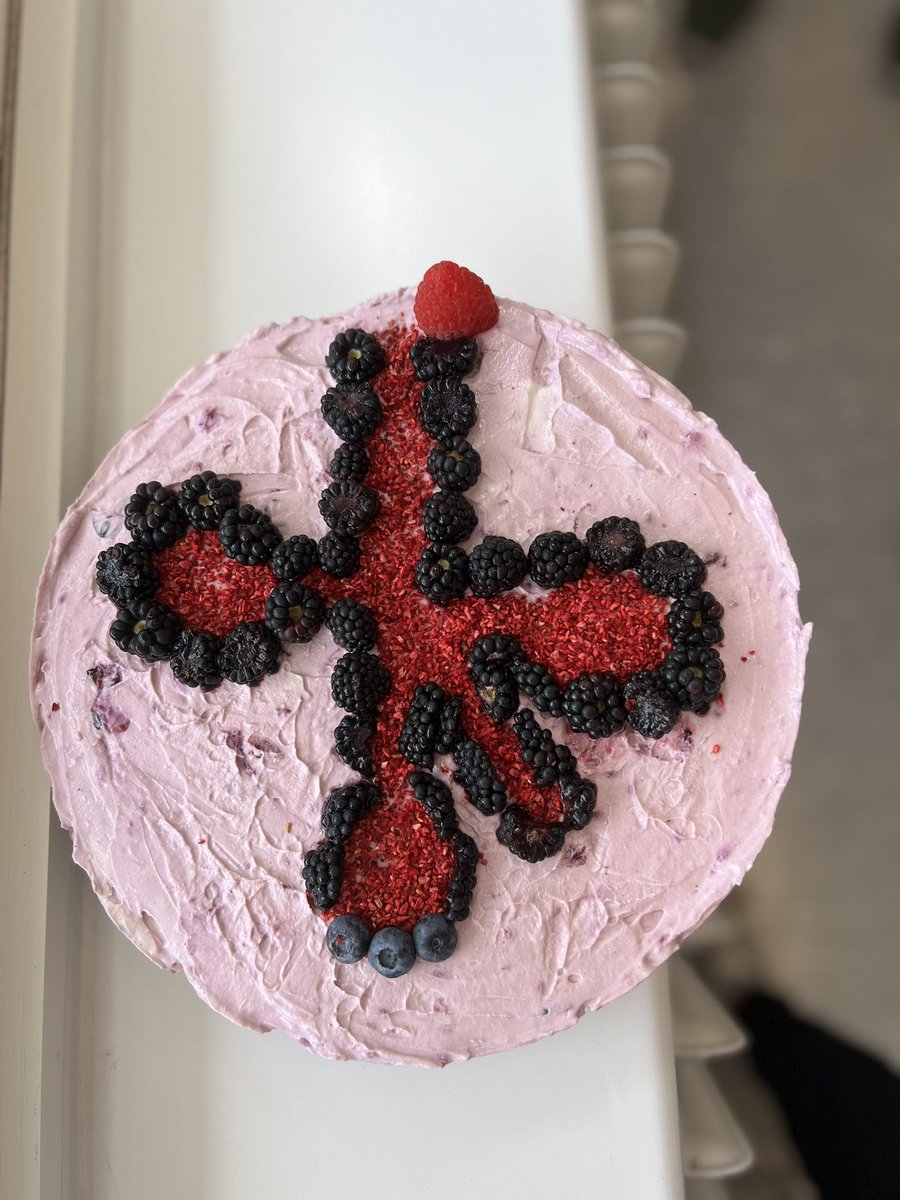 Happy #RNADay! 🎉

Celebrating in Germany with the incredible scientists/bakers at <a href="/IgnatovaLab/">Ignatova Lab</a> 

Check out our entry for the <a href="/RNASociety/">The RNA Society</a> cake competition! 🍰🔬

We hope sharing our creation here is as welcomed as uploading a paper on <a href="/biorxivpreprint/">bioRxiv</a>🤞

<a href="/jrRNAscientists/">Jr RNA Scientists</a>