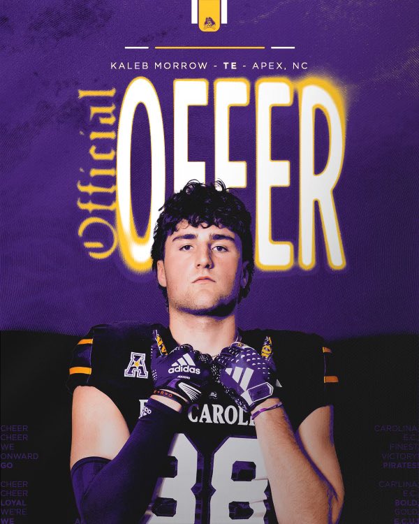 Official!! AGTG🙏
<a href="/HunterMacKay_/">Hunter MacKay</a> @ECUCoachHouston <a href="/coach_jdbaker/">John David Baker</a> <a href="/ECUPiratesFB/">ECU Football</a>