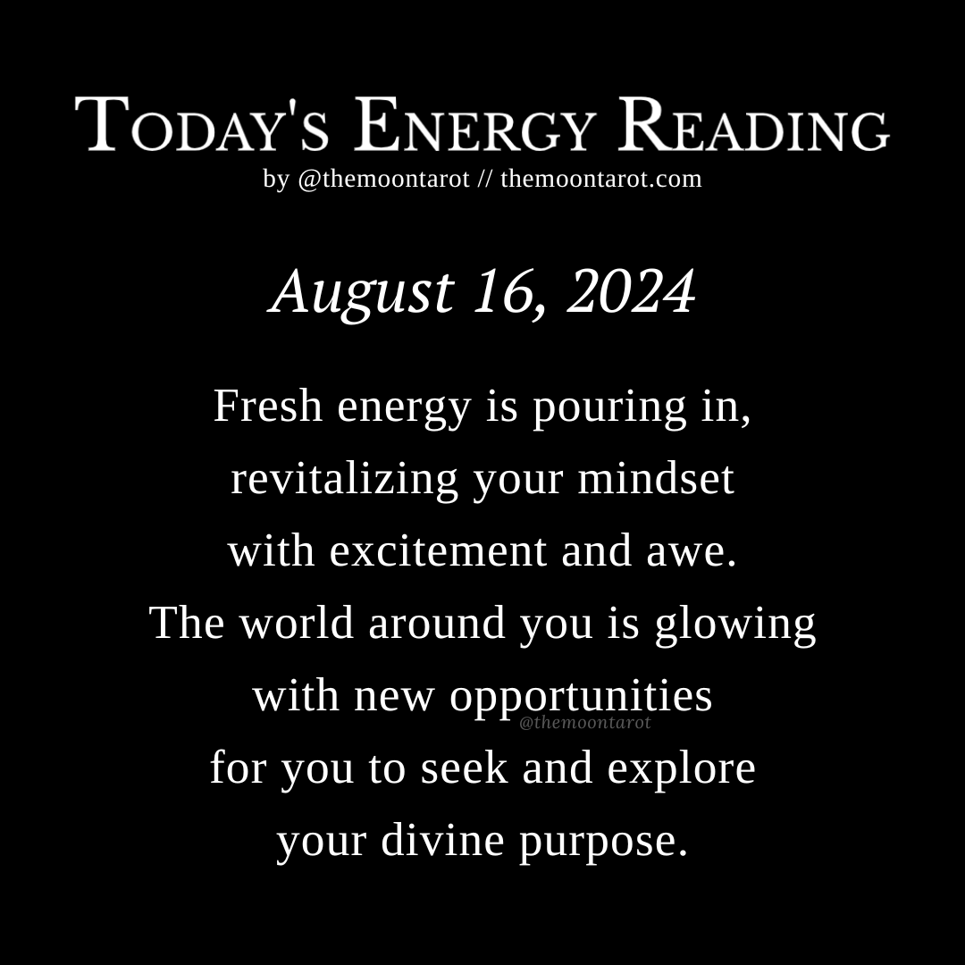themoontarot_'s tweet photo. Today's Energy Reading: August 16, 2024 https://t.co/GP3psL65JR