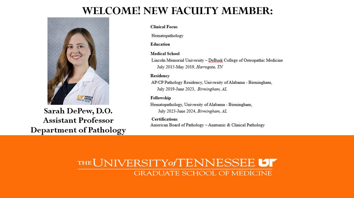 UTKnoxPathology Residency & Fellowship Knoxville tweet media
