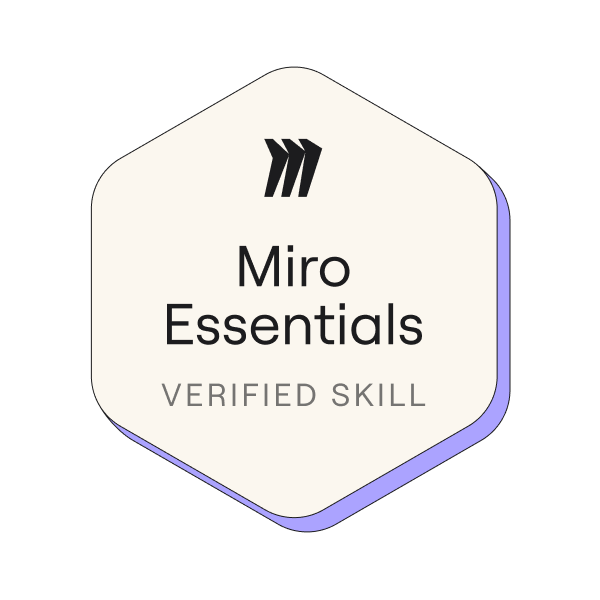 ROCIOSASAM's tweet image. ¡Anímate a explorar Miro! ️  Es una herramienta increíble para trabajar en equipo y hacer realidad tus ideas. Acabo de conseguir mi badge y no puedo estar más feliz. ¡Tú también puedes! #Miro #aprendizaje #Edvolution