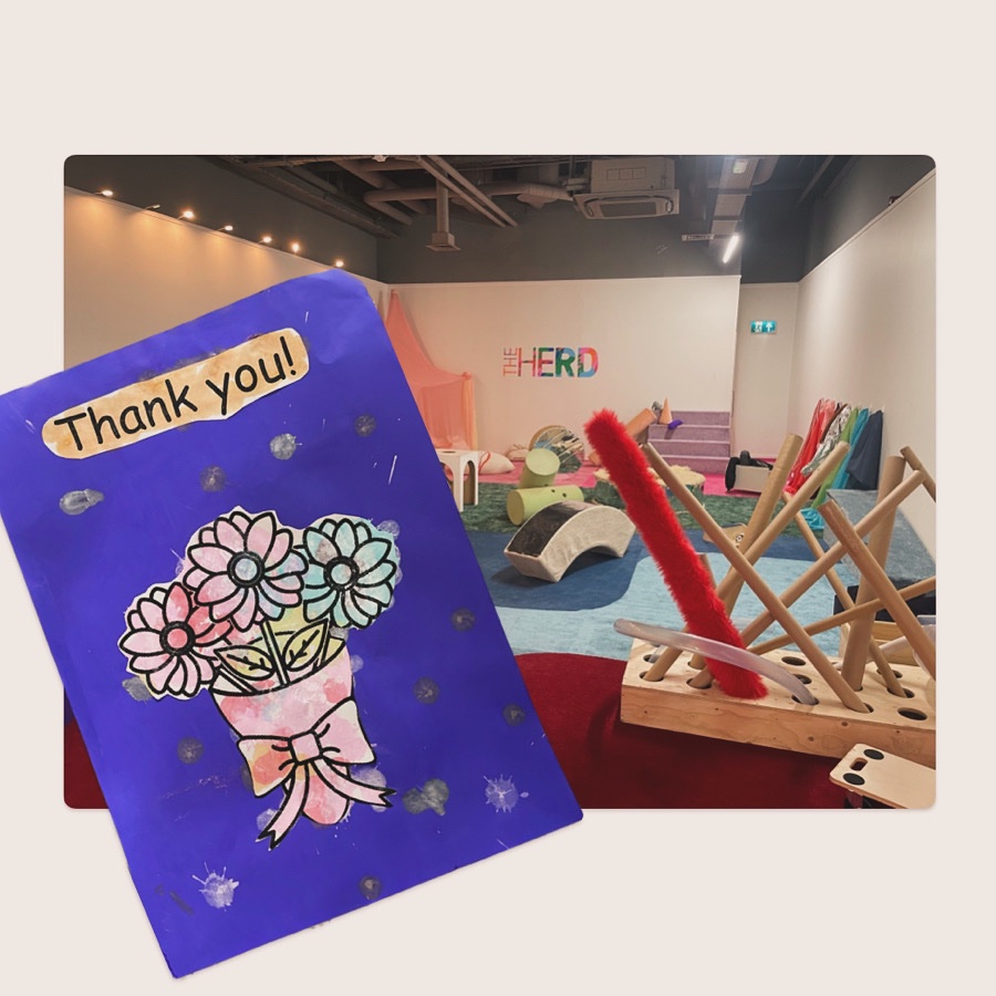 The Herd (@theherduk) on Twitter photo The wonderful Rainbow Nursery took the toddlers of their first trip out to our playspace. What a joy it was to have them.
The children & staff made this lovely thank you card. Thinking about a trip for your own early years setting? contact ruby@theherdtheatre.co.uk The wonderful Rainbow Nursery took the toddlers of their first trip out to our playspace. What a joy it was to have them.
The children & staff made this lovely thank you card. Thinking about a trip for your own early years setting? contact ruby@theherdtheatre.co.uk