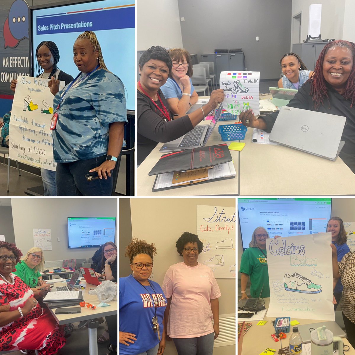 Dr. Angie Pelton (@angie1262009) on Twitter photo Dalraida and MacMillan teachers are amazing shoe designers! PBL PD with <a href="/DefinedLearning/">Defined</a> has these teachers excited! <a href="/MPSAL/">Montgomery Public Schools</a> <a href="/MPSEdTechnology/">MPS EdTech</a> <a href="/SuptMJBrown/">Melvin J. Brown, Ed.D.</a> #TheresmorewithMPS Dalraida and MacMillan teachers are amazing shoe designers! PBL PD with <a href="/DefinedLearning/">Defined</a> has these teachers excited! <a href="/MPSAL/">Montgomery Public Schools</a> <a href="/MPSEdTechnology/">MPS EdTech</a> <a href="/SuptMJBrown/">Melvin J. Brown, Ed.D.</a> #TheresmorewithMPS
