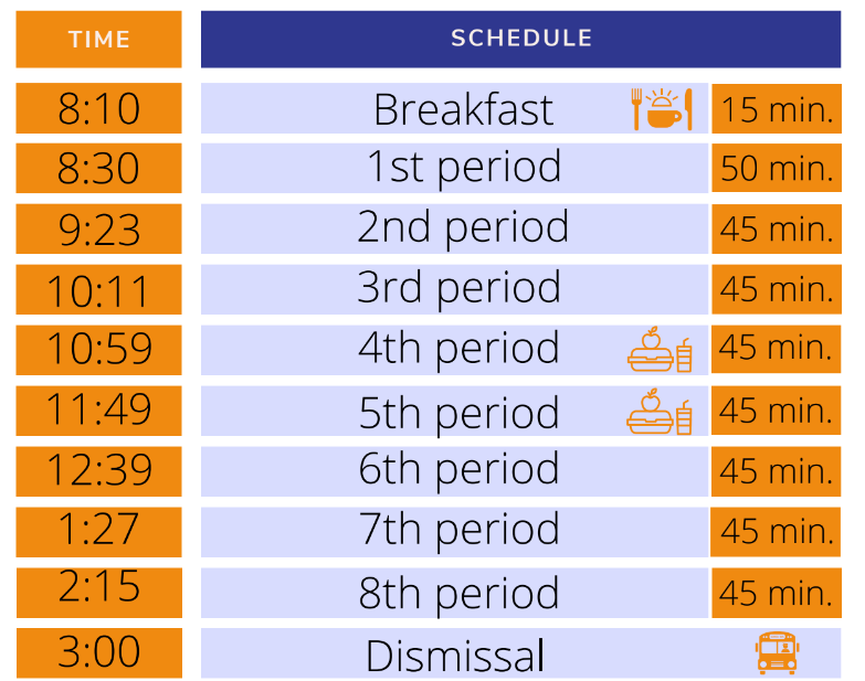hsaddt's tweet photo. Attention, students and parents of HSADD! We are excited to announce a new bell schedule for the upcoming school year. This change aims to enhance learning opportunities and provide a more flexible and balanced day for all students. https://t.co/lq2vcQXiMi