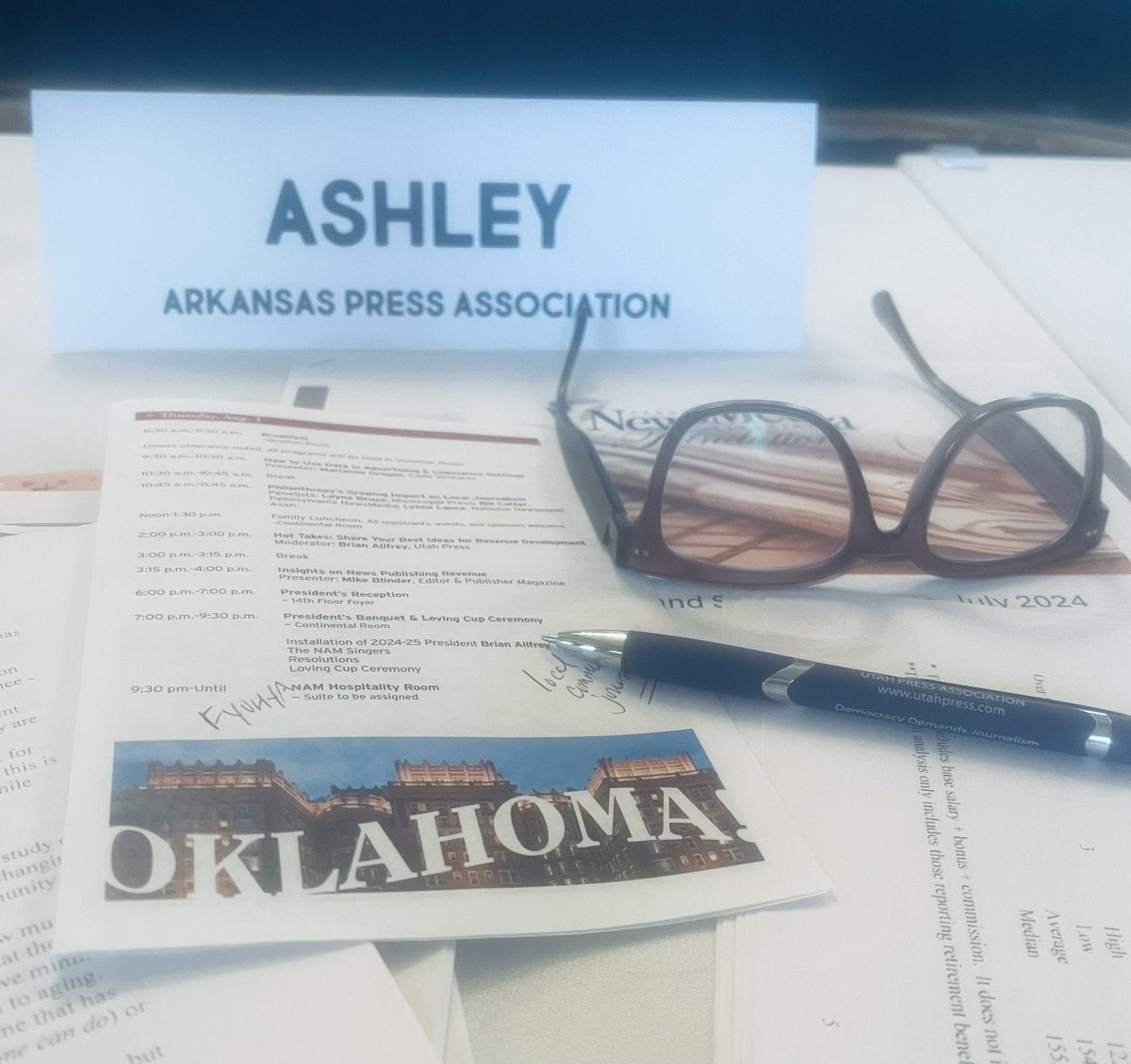 Celebrating 19 years at APA at a great conference with my counterparts in #OKC.  Always keep learning.