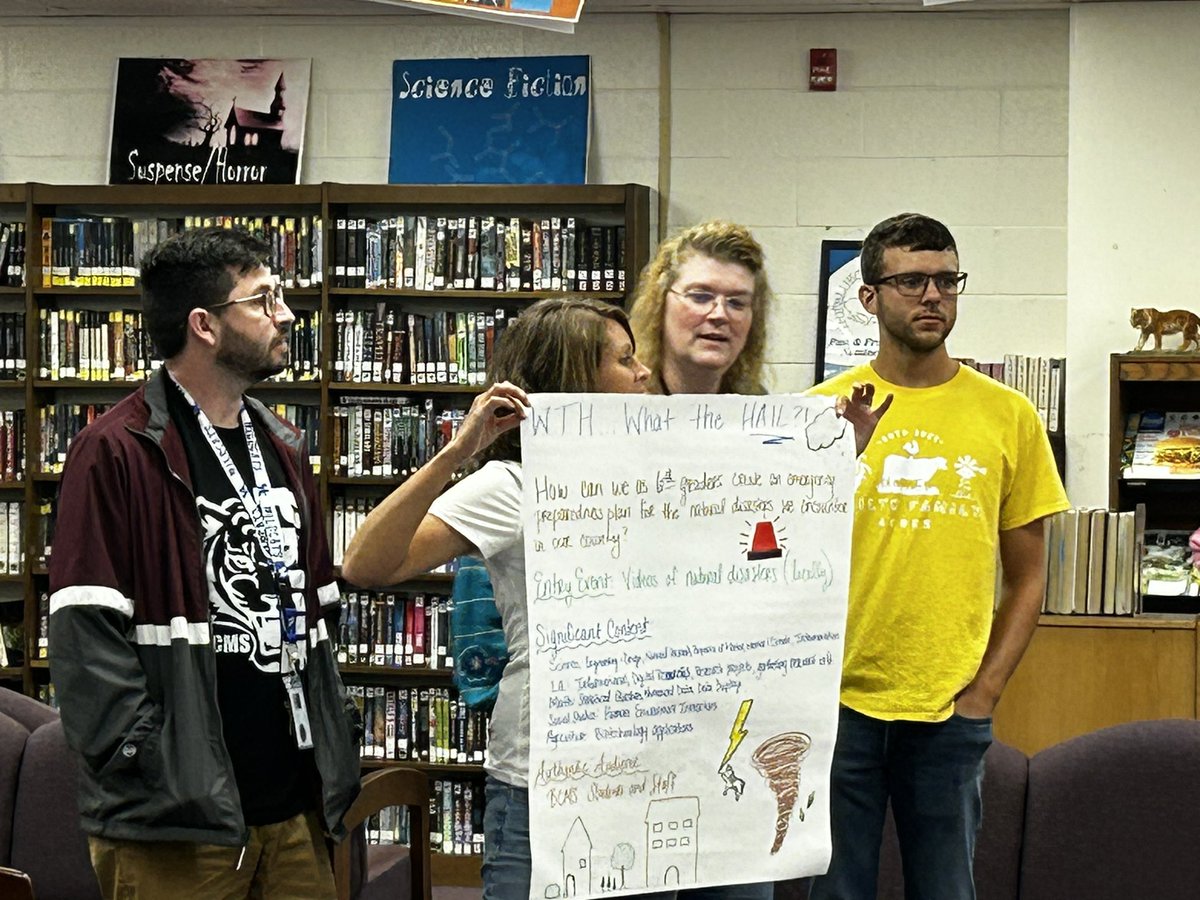 systematicpbl's tweet photo. Presenting PBL @BreckSchools today went exceptionally well. The teachers at Breckenridge County Middle are ready for a great start to their school year. @PBLWorks @BC_nickcarter #EachOneReachOne https://t.co/mYKfjUs3EO