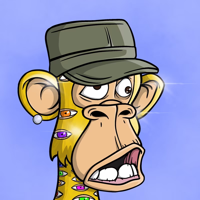 A couple days ago I won a rumble in the <a href="/BoringApesOG/">🐶⚡️Boring Apes OG⚡️🐶</a> and I got this one that looks really nice and very rare.