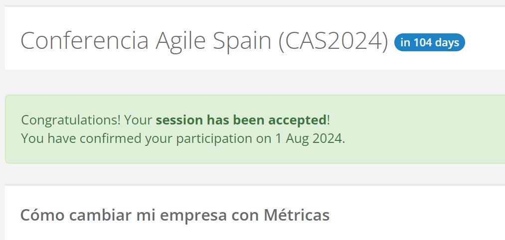 ¡Vamos! #cas2024 <a href="/confagilespain/">Agile In The New Normal</a>