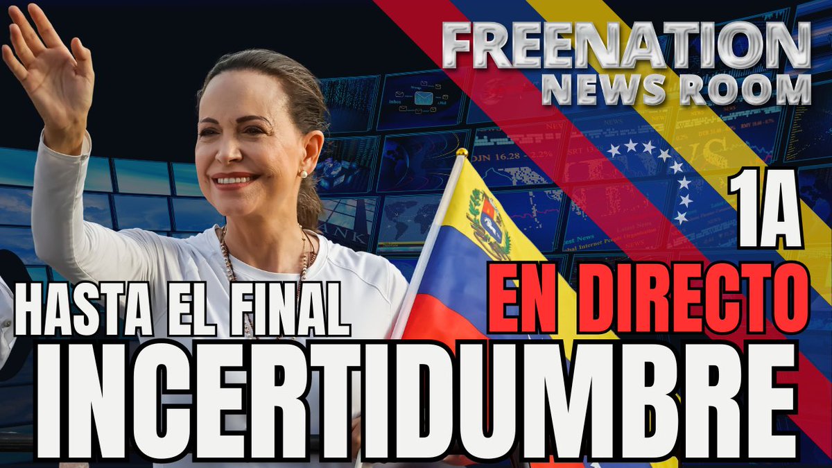 En este link haremos la emisión en directo con noticias de último momento. Difundir. 
El canal de la Libertad

youtube.com/live/P7JpIAqiP…

#hastaelfinal  18hs Venezuela