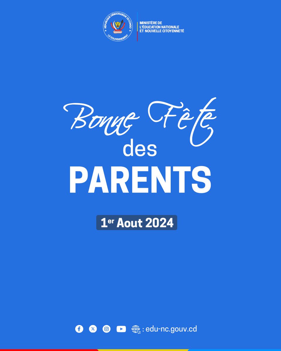 Au <a href="/MinisterEDU_NC/">Ministère de l'Education Nationale-NC</a>, nous célébrons les parents et leur rôle essentiel dans l'éducation. Nous leur réaffirmons notre soutien constant, en assurant l'accès gratuit à l'enseignement primaire et en travaillant sans relâche pour améliorer la qualité de l’éducation.