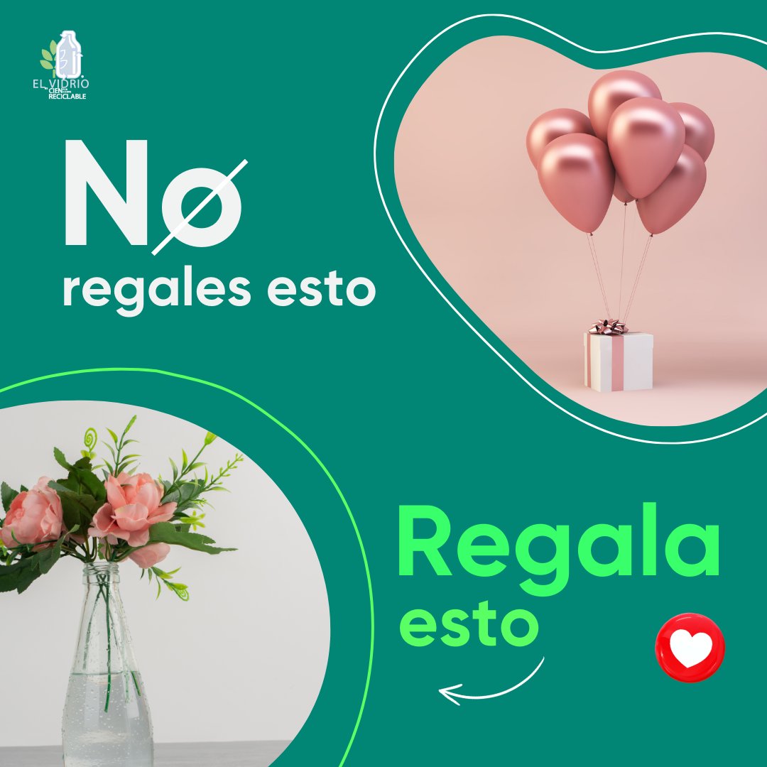 vidrio100R's tweet photo. Regala Sostenibilidad y Belleza: #Flores en Botellas de Vidrio 😍
Las botellas de vidrio son elegantes, reutilizables y 100% reciclables, si les das un segundo uso, son el florero ideal! . Mientras los globos pueden tardar años en descomponerse y son peligrosos para el #planeta. https://t.co/xGGR16H4RT