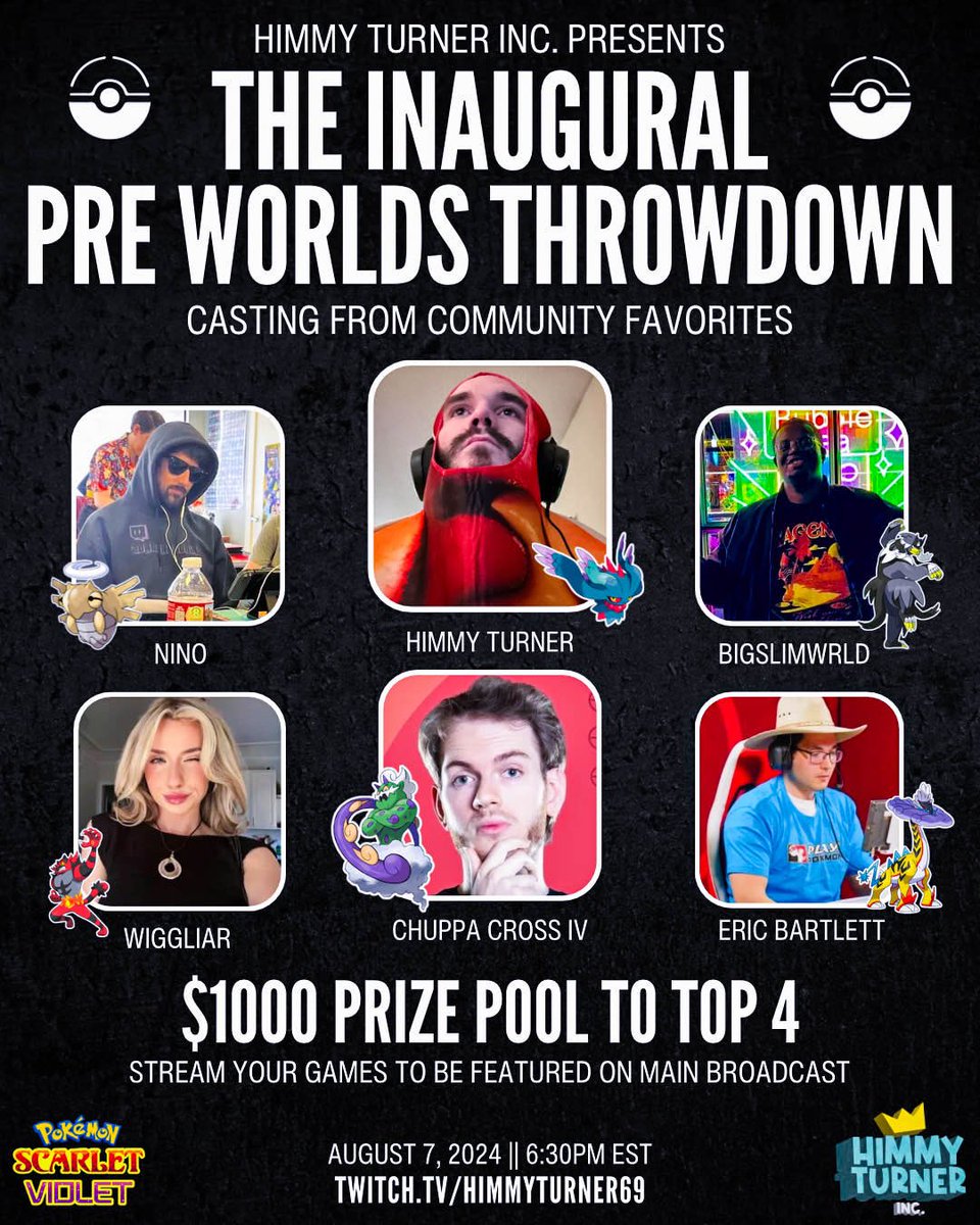 ‼️ANNOUNCEMENT 1000$ PRIZE POOL TOUR NEXT WEEK‼️

THE INAUGURAL PRE WORLDS THROWDOWN
💰 for Top 4
FREE ENTRY

STREAM YOUR MATCHES!!
This tour will be featured on the front page of Twitch! We need as many POV to cast as possible!

8/7 6:30EST

REG H Ruleset! COOK UP

Link Below