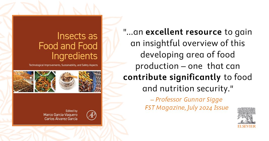 Elsevier Ag, Bio, & Food Science Books (@els_abfbooks) on Twitter photo A great review for a great book, covering edible insects 👏🦗🥣🐜🍽️#foodscience #foodsecurity #edibleinsects <a href="/seaweedmarco/">Marco Garcia Vaquero</a> A great review for a great book, covering edible insects 👏🦗🥣🐜🍽️#foodscience #foodsecurity #edibleinsects <a href="/seaweedmarco/">Marco Garcia Vaquero</a>