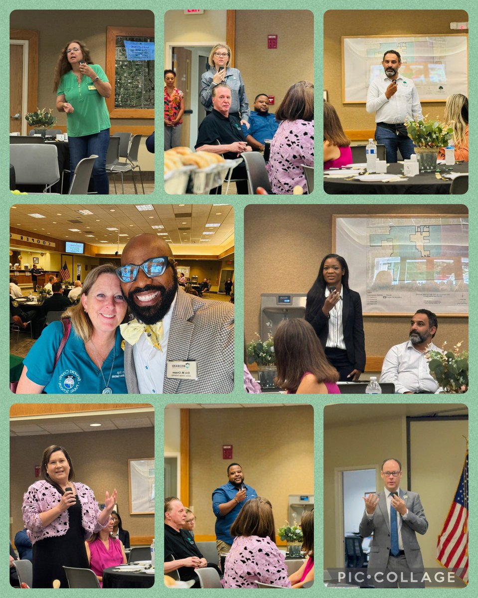 Partnership Breakfast sponsored by @Cityofcoopercity for school leaders. Mayor Greg Ross led a productive dialogue focused on the support and needs of our schools. Public safety officials, school resource officers, and other elected officials. Awesome event!
