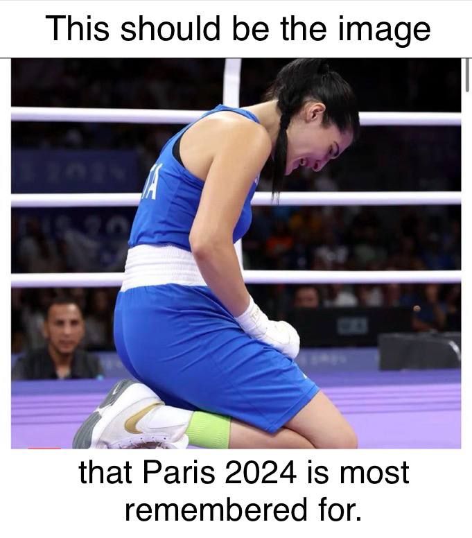 DavidWolfe's tweet image. After just 46 seconds and two massive shots to the head, Italy's Angela Carini threw her helmet onto the mat and abandoned the bout against Algerian boxer Imane Khelif, shouting "This is unjust!"