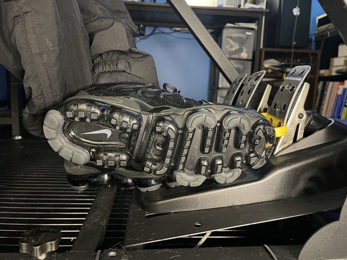 Army PTs and Vapor Max for today. Doing more live sim racing videos on my Only Fans. Go check me out as I’m continuing the free trial offer. 😈