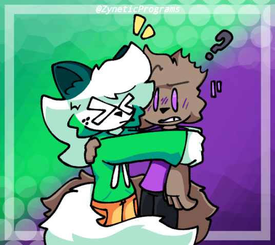 ZyneticPrograms's tweet photo. Hug :3
For @sirvko
#digitalart #digitalartwork #art #artwork #furryart #furryartwork #furry #anthro #anthrophomorphic #sona #fursona #cat #Feline #digitalfurryart #cutefurryart #cute #felineartwork #furrytwitter #TwitterArt #fursonafeline #furrytwt #hug #hugging #2cats #meow https://t.co/zJumb3KwcT