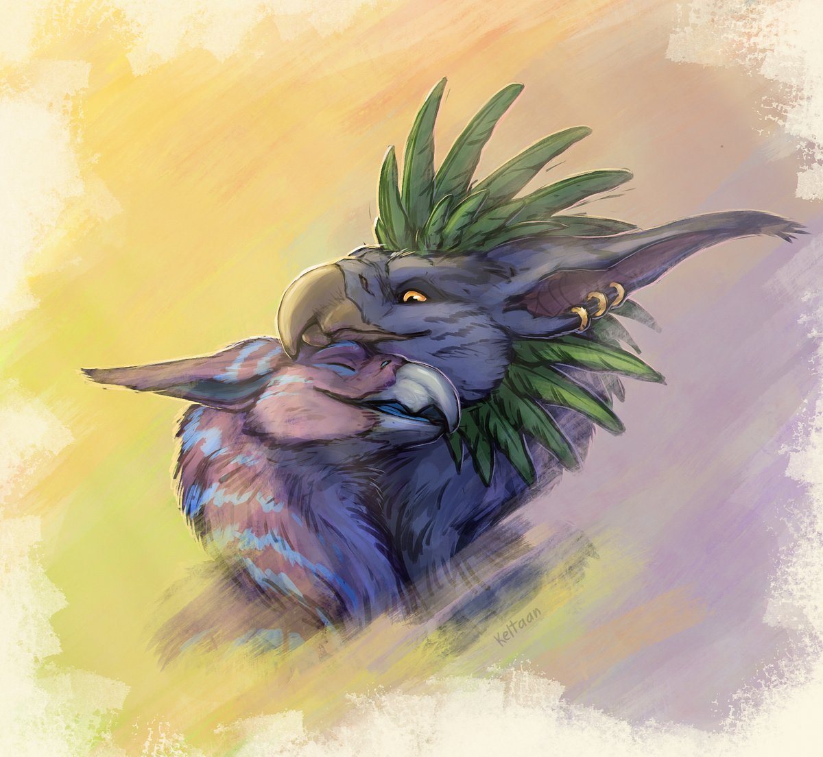 I couldn't pass up an event like this. We need more gryphons!  #gryphonappreciationday 

- Gral - My OC
- Tir'Nal - <a href="/Lazurkri/">Lee Juriet</a> 
- Sialnira - My OC
- Sialnira (my) and Grohnass - <a href="/grohnass/">Grohnass</a>
